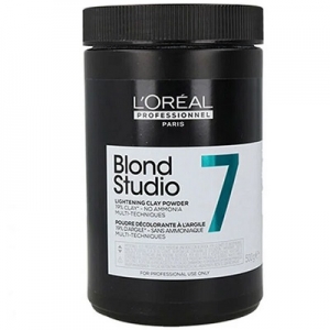 Loreal Blond Studio 7 Lightening Clay Powder - 500 .