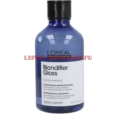 Loreal Blondifier Gloss shampoo шампунь 300 мл